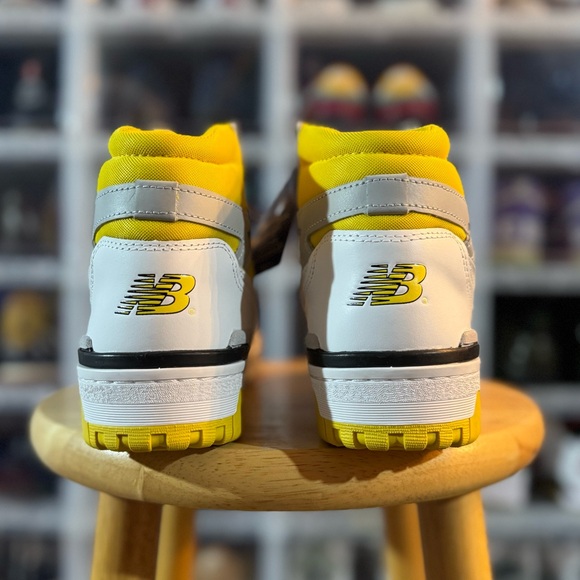 New Balance 550 High Top Yellow - Picture 2 of 5